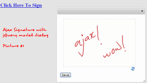 AJAX Signature - No Post Back AJAX Signature - No Post Back